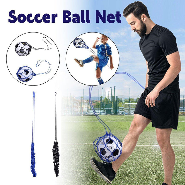 Soccer Trainer Mesh Bag for Kids Teens Men Football Training Aid Adjustable