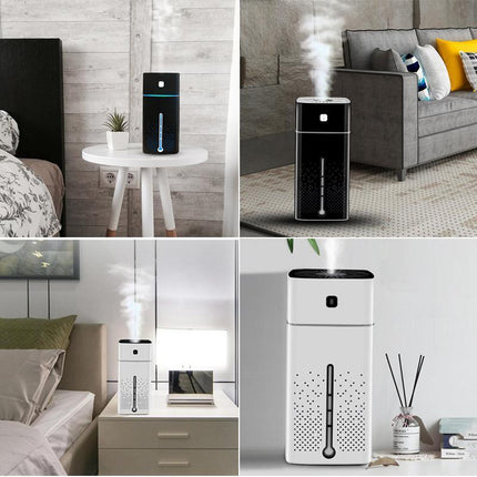 1L Ultrasonic Air Humidifier Mist Aroma Diffuser Oil Purifier LED Light USB OZ Aimall