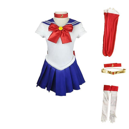 Anime Sailor Moon Tsukino Usagi Cosplay Costume Uniform Dress Halloween Outfits AU - Aimall