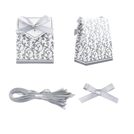 100pcs European Wedding Candy Boxes Dream Paper Box Favour Treat Packaging