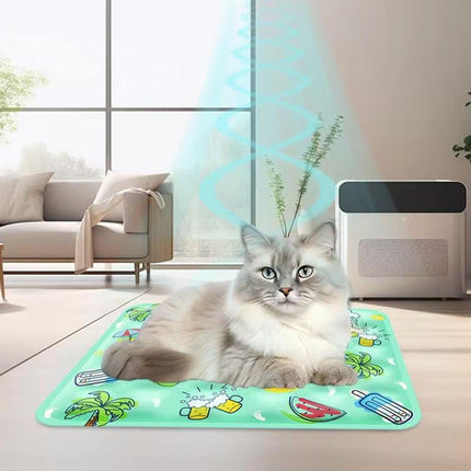 Cooling Ice Mat for Pets Summer Dog and Cat Cooling Pad Comfortable Pet Bed