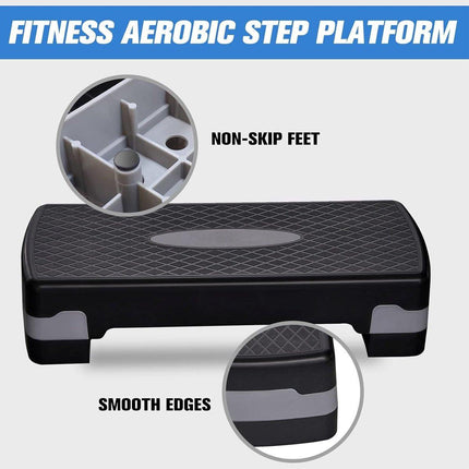 Plastic Fitness Step Pedals Small Exercise Platform for Aerobic Workout Training