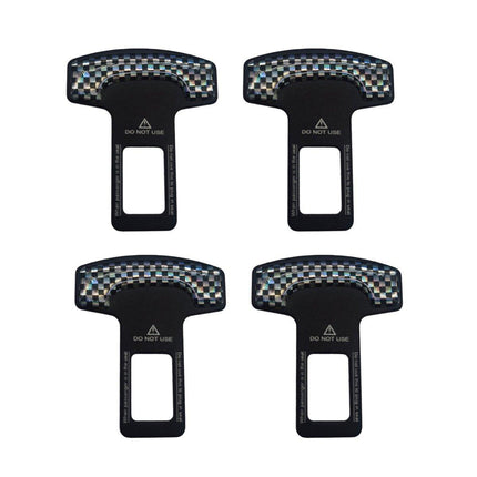 4pcs Universal Car Seat Belt Extender Adjustable Bumper Strap Seatbelt Adjuster