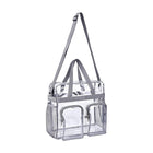Clear Tote Bag Plastic Transparent Purse Handbag Zipper Security Event Stadium