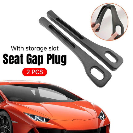 2PCS Vehicle Seat Gap Filler Leak-Proof Strip Organizer for Side Crevice Storage