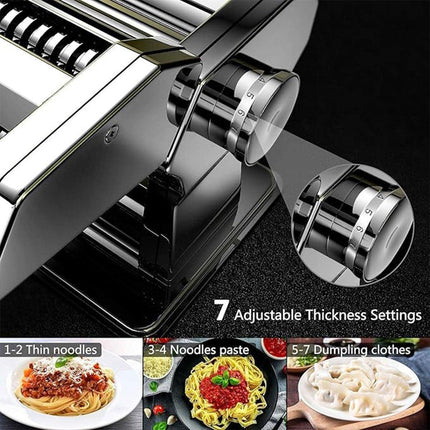 Manual Noodle Maker Dumpling Press Stainless Steel Noodle Machine Pasta Tool