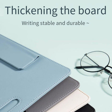 2pcs Leather Clipboard Conference File Holder Hotel Menu Pad Durable Board Clip