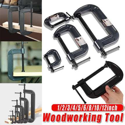 G Clamp Woodworking Tool Heavy Duty Clamp Wood Board Holder Carpentry Grip