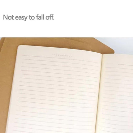 20pcs A5 Notebook Workbook Kraft Paper Notepad for School Office Writing Use