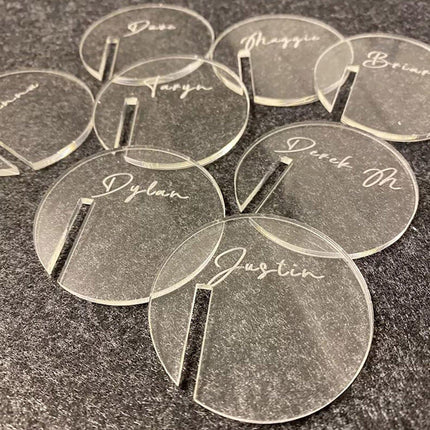 30pcs Round Drink Markers Wine Glass Decoration Label Set Party Cup Identifier