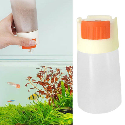 2pcs Moisture-Proof Fish Food Dispenser Bottles Set Automatic Feeding 150ml