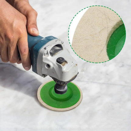 4 Inch Wool Felt Polishing Wheel for Angle Grinder Fine Wool Mirror Polishing