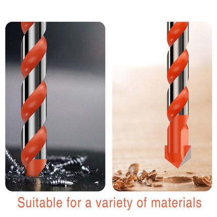 7 PCS Drill Bits Set Metric Metal Twist Cobalt HSS Steel Case 3-12mm Coated Tool - Aimall