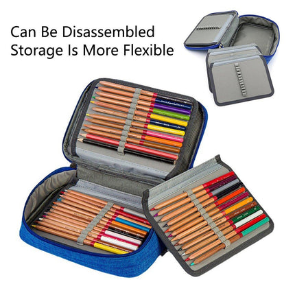 Large Capacity Waterproof Pen Pouch Pencil Case Student Stationery Storage Bag