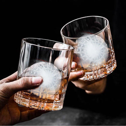 Silicone Ice Cube Tray and Ice Ball Maker for chilling whiskey and cocktails