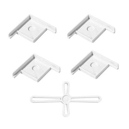 5pcs Plastic Fish Tank Base Bracket Corner Guard Stand Holder for Aquarium Tanks