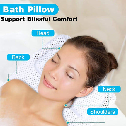Non Slip PVC Full Body Bath Mat Massage Cushion with Suction Cups for Bathtub