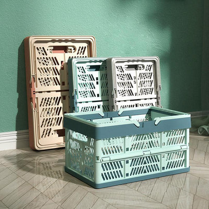 Foldable Portable Picnic Basket Lightweight Storage Basket for Outdoor Use