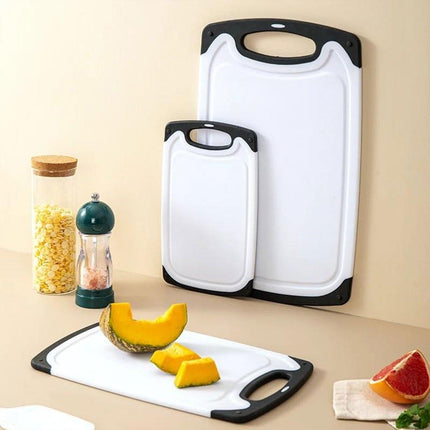 3pcs Wheat Straw Plastic Cutting Board Set Chopping Board Kitchen
