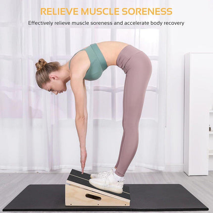 Wooden Adjustable Stretching Plate Fitness Equipment Exercise Angle Stretcher