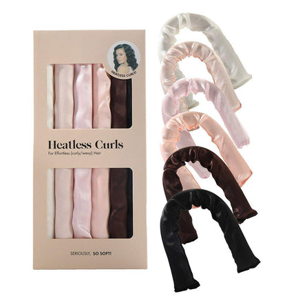 6Colours Heatless Curling Rod Foam Set Lazy Overnight Hair Rollers Big Waves Tool