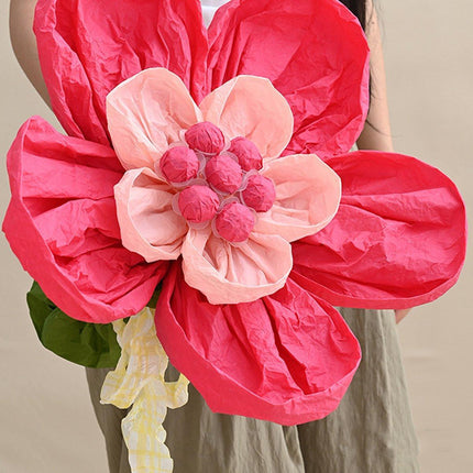 10pcs Pleated Chennai Flower Packaging Bouquet Hand Kneading Paper Craft