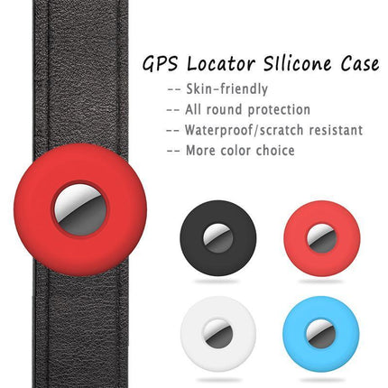 Silicone Pet Protective Case for Airtag Loop Apple GPS Finder Dog Cat Collar - Aimall