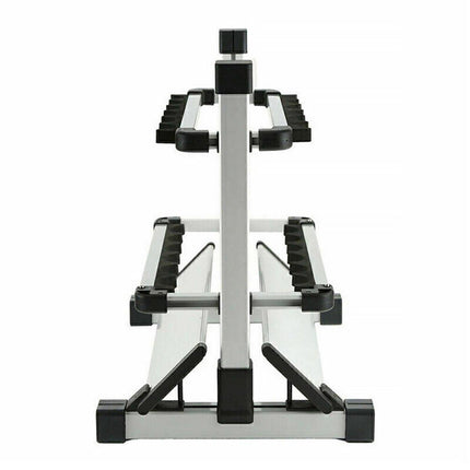 24 Hole Aluminum Alloy Fishing Rod Display Rack Portable Holder Gear Storage