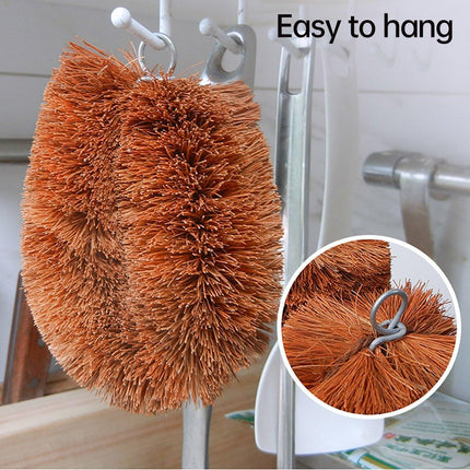 3PCS Kitchen Dish Cleaning Brushes Soft Bristle Degreasing Pot Scrubber Brush