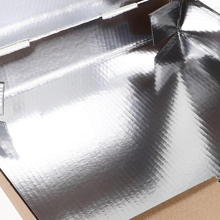 50pcs Aluminum Foil Pizza Packaging Paper Boxes Durable Food Storage Containers