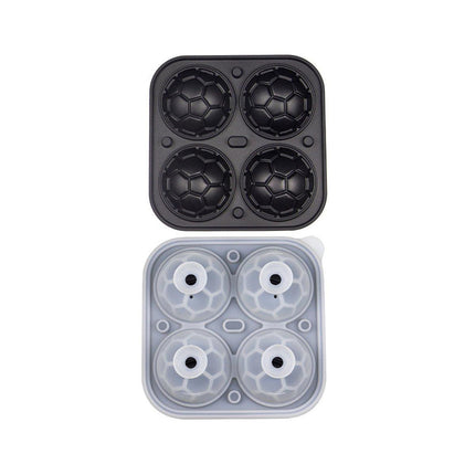 Silicone Ice Cube Mold Large Ice Ball Maker with Lid for Cocktails and Drinks