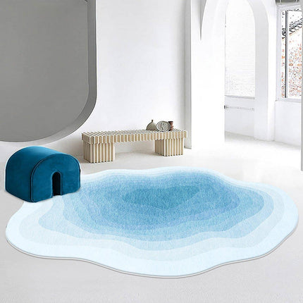Shaped Cashmere Carpet Living Room Full Blanket Cloakroom Dressing Table
