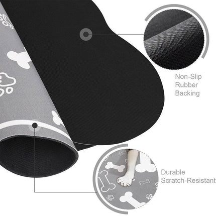 Pet Feeding Mat Non-slip Diatom Mud Absorbent Dirt-resistant Waterproof Placemat