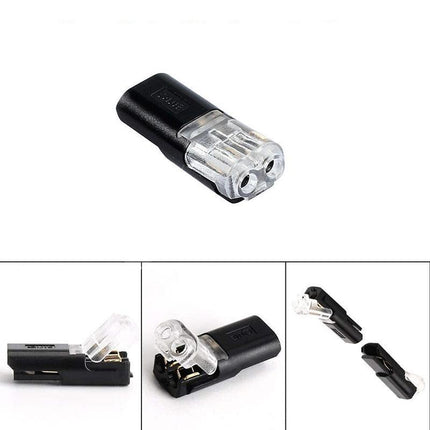 10 PCS D2 Electrical Wire Connectors for Automotive Strip Light - Aimall