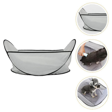 Pet Grooming Shearing Bib for Large Small Dogs Cats Pets 5 Colors Optional - Aimall