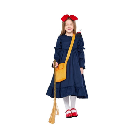 Parent-Child Anime Cosplay Costume Adult Secondary Cosplay Little Witch Witch Kiki Halloween Costume