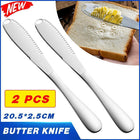 Sandwich Spreader Butter Knife Scraper Cheese Slicer Stainless Steel Spatula - Aimall
