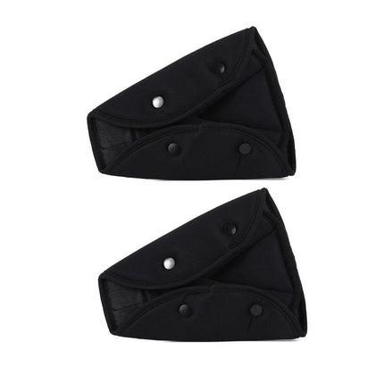 Foldable Car Seat Belt Triangle Retainer Buckle for Child Safety Shoulder Strap