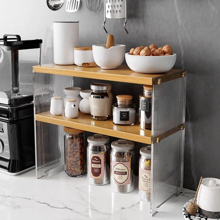 Acrylic Desktop Cup Holder Multi-Purpose Portable Storage Organizer For Home