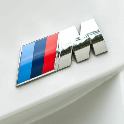 REPLACEMENT M SPORT LOGO BADGE STICKER TRUNK FITS BMW M, 3, 5, X Series - Aimall