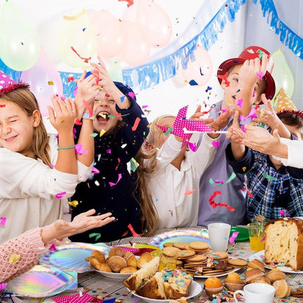 100pcs High Appearance Paper Plates Shell Cake Fast Food Party Disposable Plates