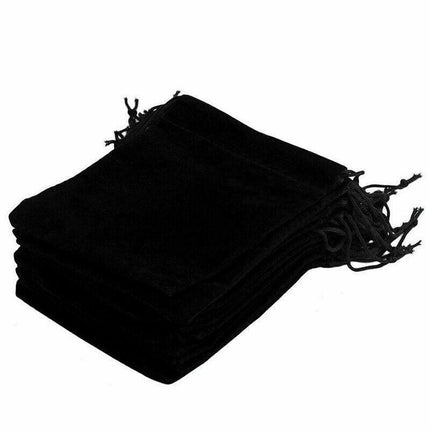 50X Small Velvet Cloth Drawstring Bags Gift Bag Jewelry Ring Pouch Earring Favor 7x9 - Aimall