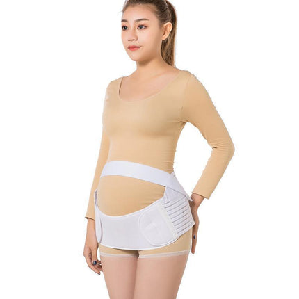 Pregnancy Maternity Support Brace Strap Belt Abdominal Back Support Belly Band Black - Aimall