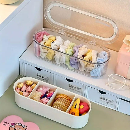 Large Storage Box with Lid Organiser Multi Compartment Organiser Container