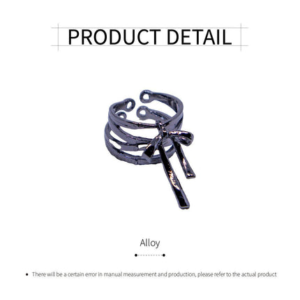 Adjustable Open Finger Ring Elegant Design Fashion Jewellery for Women Gifts