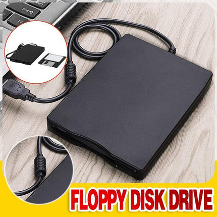 External USB 3.5" Floppy Drive for Windows & Mac - Retro Data Access - Aimall
