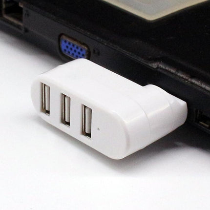 3 Port USB HUB Distribution Splitter Adapter Super Speed Data Hub For Laptop PC - Aimall