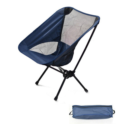 Outdoor Portable Lightweight Folding Camping Chair High Back Fishing Chair