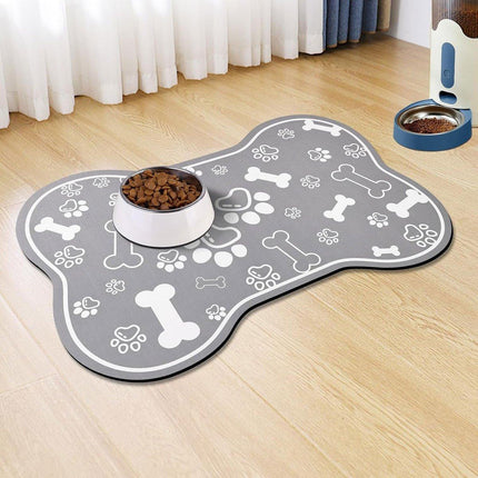 Pet Feeding Mat Non-slip Diatom Mud Absorbent Dirt-resistant Waterproof Placemat