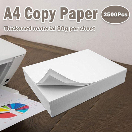 2500pcs A4 Copy Printing Paper White Office Draft Paper for Home and Business